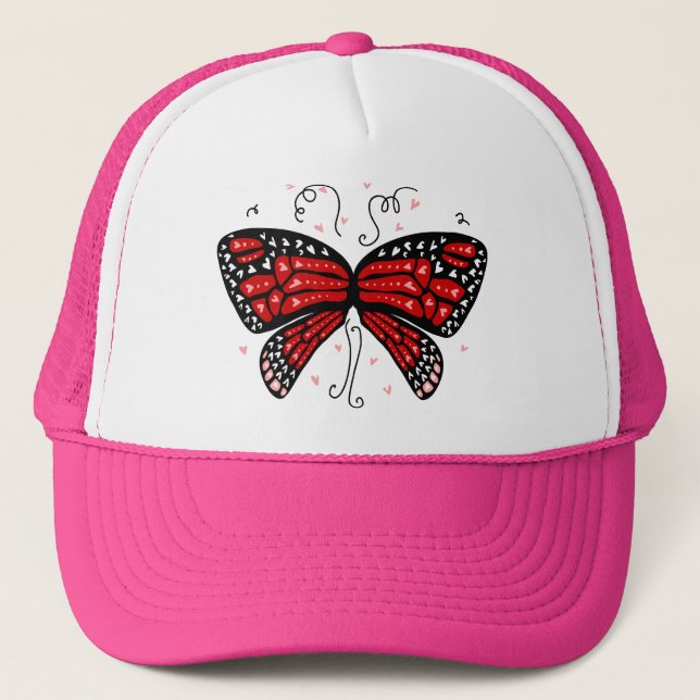 Heart Wings Trucker Hat (Front)