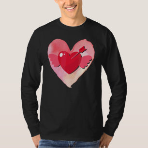 Heart Wings Valentine's Romantic Relationship Coup T-Shirt
