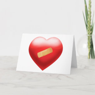 Heart with BandAid Card