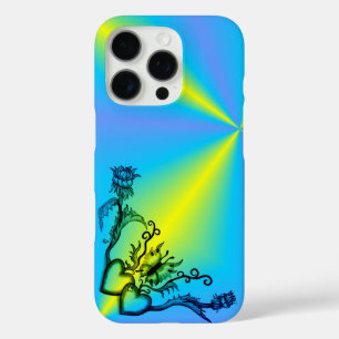 Heart with Flower and Butterfly iPhone 16 Pro Case