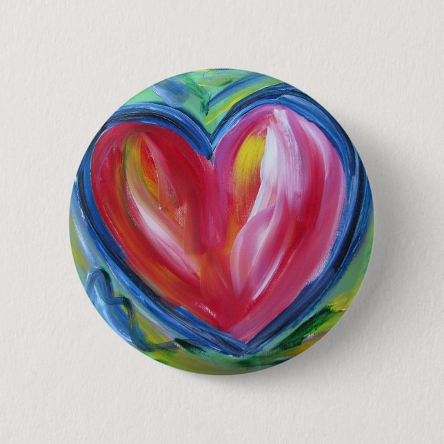 Heart with Hope Button (Front)