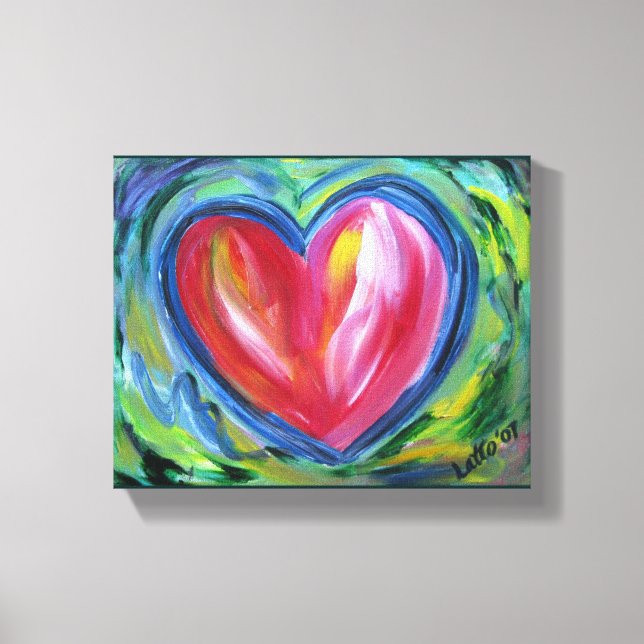 Heart with Hope Canvas Painting Art Painting (Front)