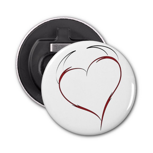 Heart with Horns Bottle Opener (Front)