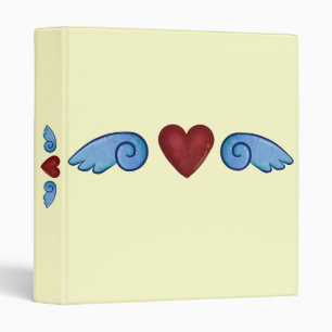 Heart with Wings Binder