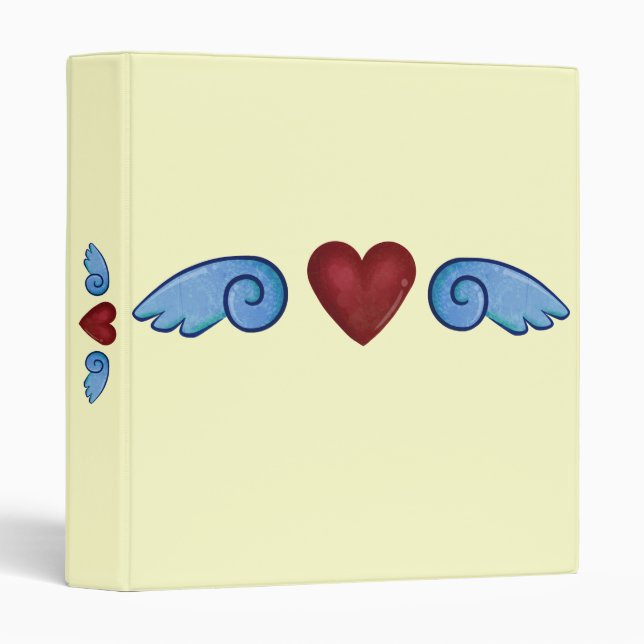 Heart with Wings Binder (Front/Spine)