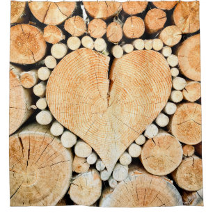 Heart wood logs bole firewood