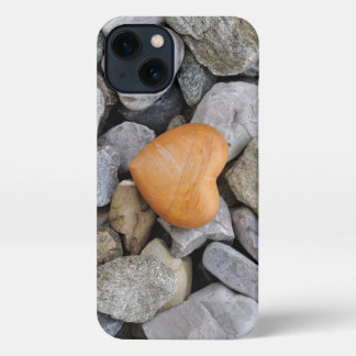 Heart, Wooden heart, Stones iPhone 13 Case