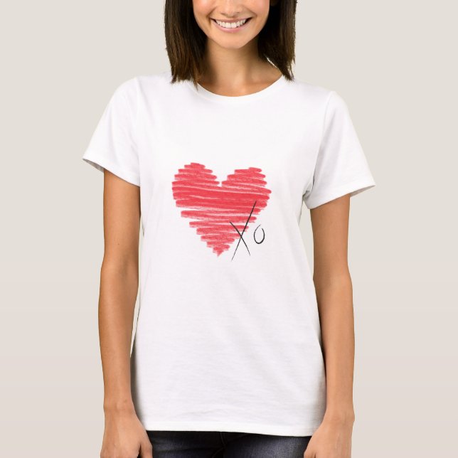 Heart XO T-Shirt (Front)