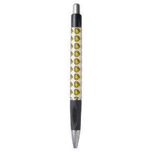 Heart Yellow Gemstone Pen