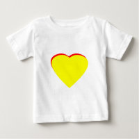 Heart Yellow Red Wedding Invitation The MUSEUM Zaz