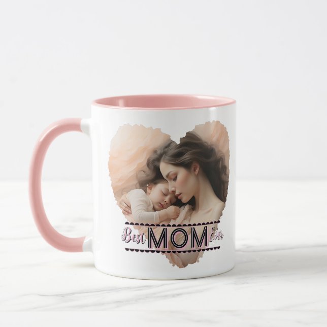 Heart You, Best Mom Ever Mug (Left)