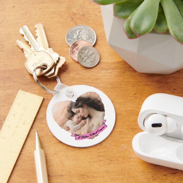 Heart You, Custom Text & Photo Keychain (Desk)