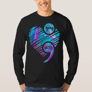 Heart You Matter Don't Let Story End Suicide Preve T-Shirt