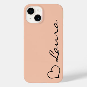 Heart Your Name Script Custom Gift iPhone Case