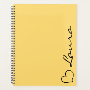 Heart Your Name Script Custom Gift Planner