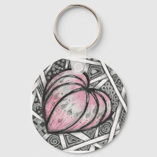 Heart Zen Keychain