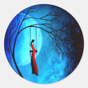 Heartache and Poetry 36... Classic Round Sticker