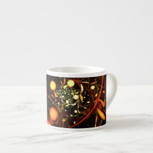 Heartbeat Abstract Art Espresso Mug