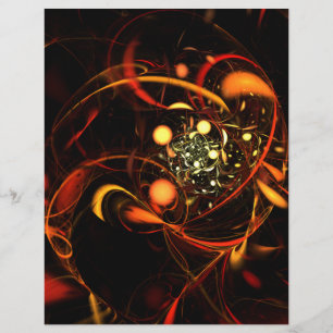 Heartbeat Abstract Art Flyer