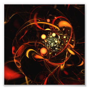 Heartbeat Abstract Art Photo Print