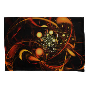 Heartbeat Abstract Art Pillowcase