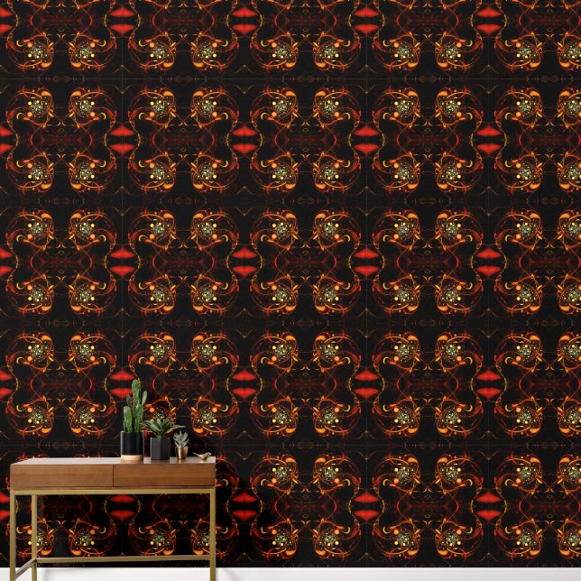 Heartbeat Abstract Art Wallpaper (Hallway)