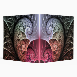 Heartbeat, Abstract Surreal Fantasy Fractal Art Binder