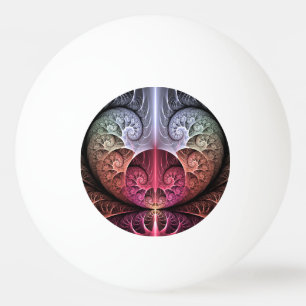 Heartbeat, Abstract Surreal Fantasy Fractal Art Ping Pong Ball