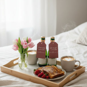  Heartbeat and personalized romantic quote Gift Tags