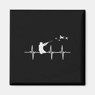 Heartbeat Bird Shooting Hunting Duck Goose Hunter  Magnet