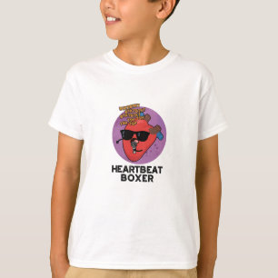Heartbeat Boxer Funny Music Heart Pun  T-Shirt
