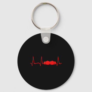 Heartbeat Boxing 1 Keychain