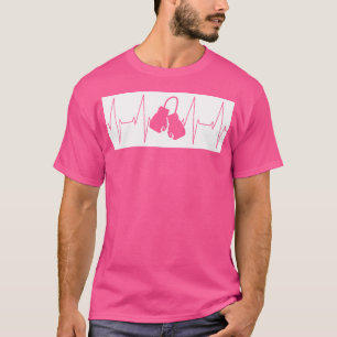 Heartbeat Boxing Kickboxing Mma T-Shirt