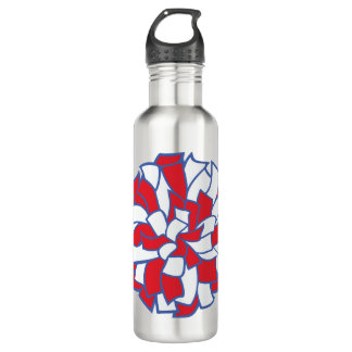 Heartbeat Cheer Pom-Pom Graphic 710 Ml Water Bottle