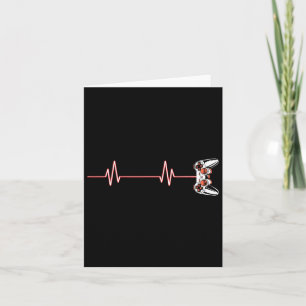 Heartbeat Cool Video Game Controller For Nerdy Gam Card