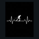 Heartbeat Cross Country Skiing Winter Sports Biath Poster<br><div class="desc">Heartbeat Cross Country Skiing Winter Sports Biathlon Ski</div>