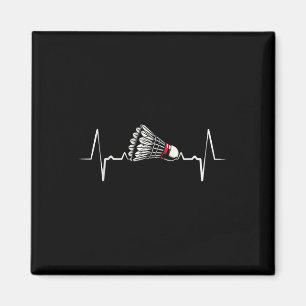 Heartbeat Ecg Shuttle Badminton Player Shuttle  Magnet