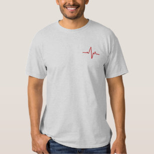 Heartbeat Embroidered T-Shirt