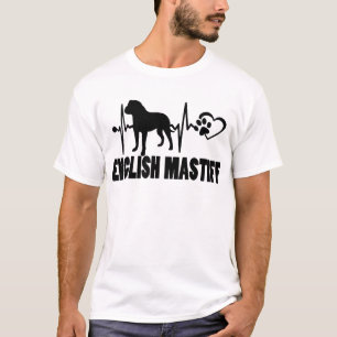 Heartbeat – English Mastiff - Dog Best Friend T-Shirt