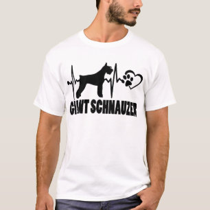 Heartbeat – Giant Schnauzer - Dog Best Friend T-Shirt