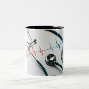 Heartbeat Harmony: Stethoscope with Human Mug
