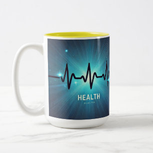 Heartbeat Health Pulse Line Mug – Medical & Wellne