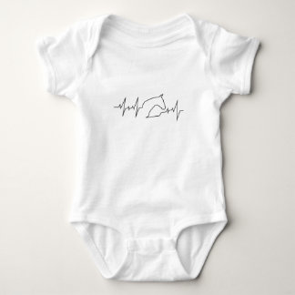 Heartbeat Horse Baby Bodysuit