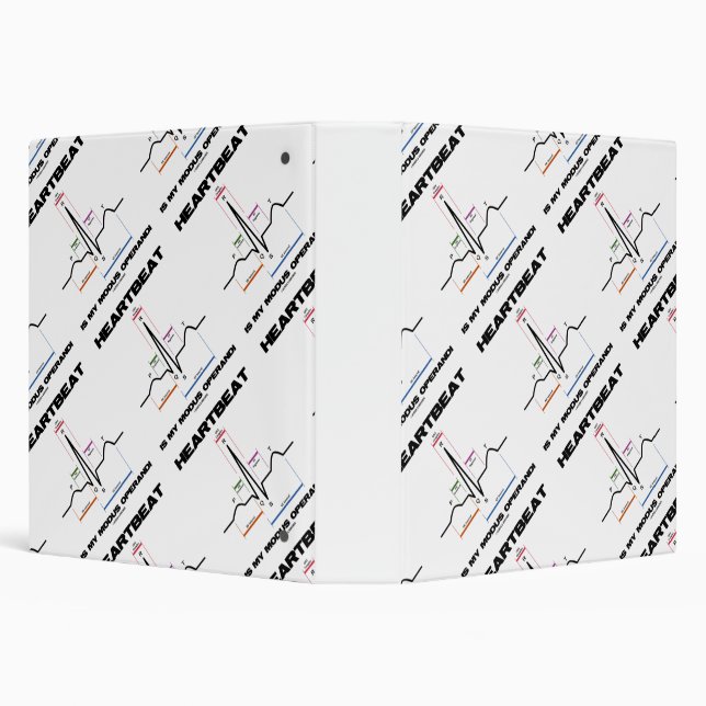 Heartbeat Is My Modus Operandi Sinus Rhythm Binder (Background)
