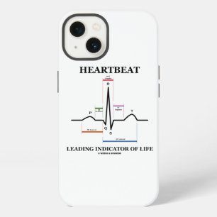 Heartbeat Leading Indicator Of Life ECG/EKG Humour iPhone 13 Case