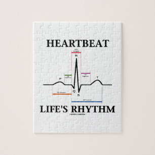 Heartbeat Life's Rhythm (ECG/EKG) Jigsaw Puzzle