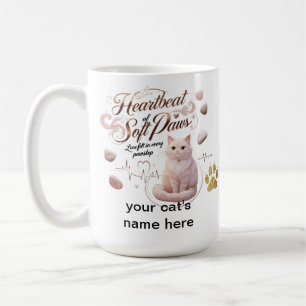 Heartbeat of Soft Paws – Personalized Cat Mug