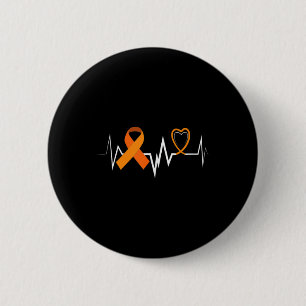 Heartbeat Products Leukaemia Ribbon Leukaemia Awar 2 Inch Round Button