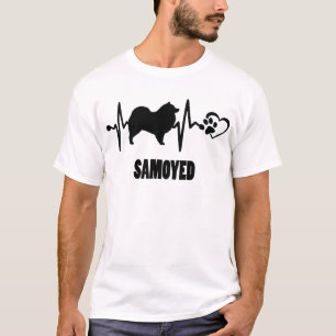 Heartbeat - Samoyed - Dog Best Friend T-Shirt
