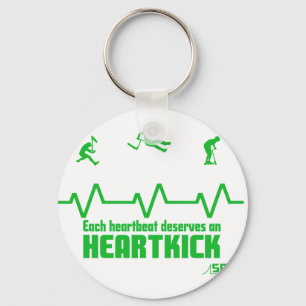 heartbeat scooter keychain